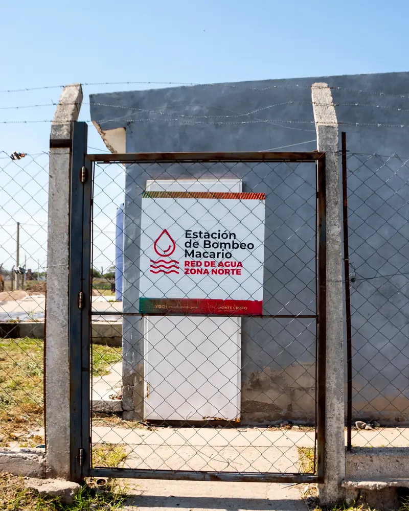 Estación de bombeo de agua de Barrio Macario